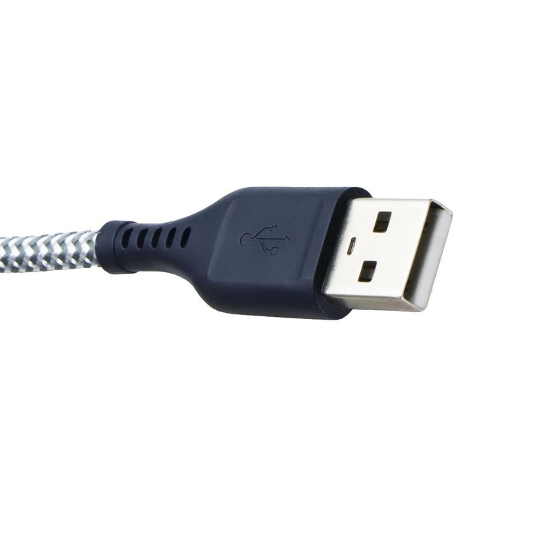 Ventev 6 Foot Braided High Speed USB-A to Micro-USB Cable - Gray gallery