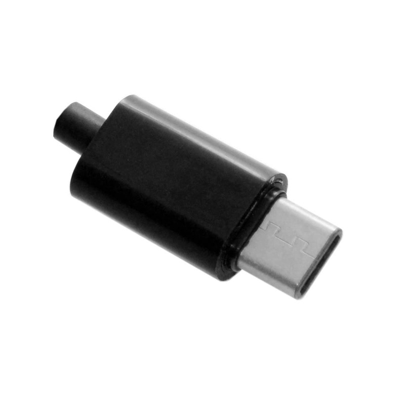5Set DIY 24Pin USB 3.1 Type C USB-C Male Plug Connector 5V 3A SMT Type with Blac gallery