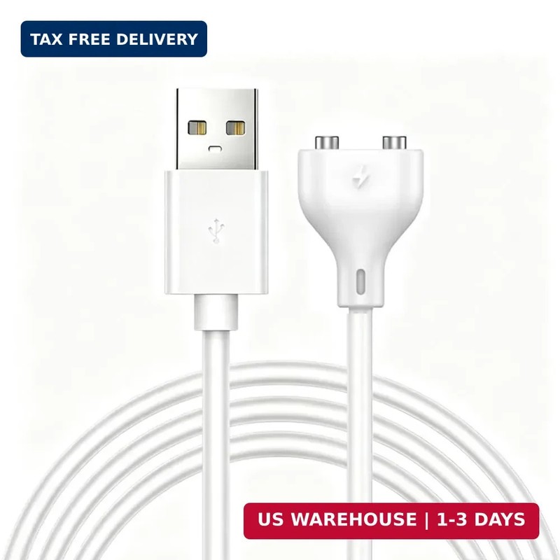 2.62 FT Magnetic USB Charger Cable For Massager Toys (6mm/0.24inch) | 80cm/2.62F