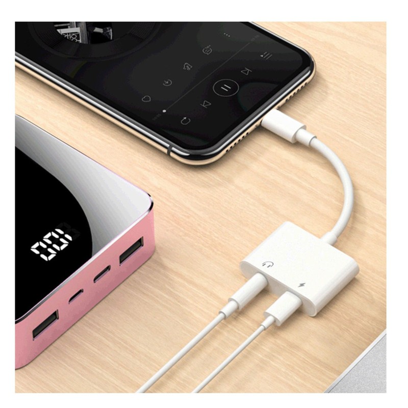 For iPhone 14 13 12 11 Pro to3.5mm AUX Headphone Jack Adapter Audio Splitter lot gallery