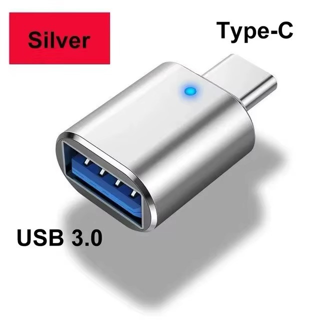 LED USB-C 3.0Male to USBA Female Adapter Converter OTG Type C Android Phone LOT