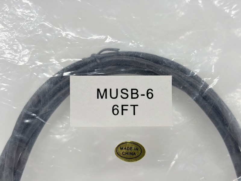 USB-A to Micro-USB Charging Cable Cord 6 FT Black - NEW SEALED gallery
