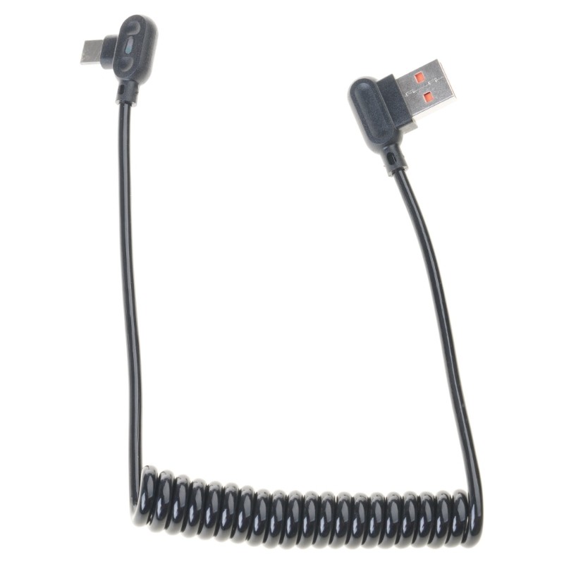 Reversible Design 6A Fast Charging Cord Double Angled Connector USB Type C gallery