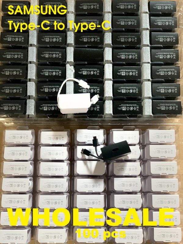Lot of 100 Samsung Cables USB C to C Type-C Genuine Fast Charger Cord Note10 S20