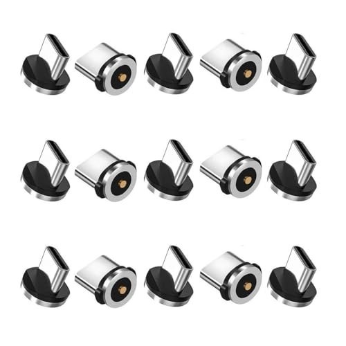 15pcs Magnetic USB-C Charging Tips, 360° Rotate Connector Adapter, Water-Dustpro gallery
