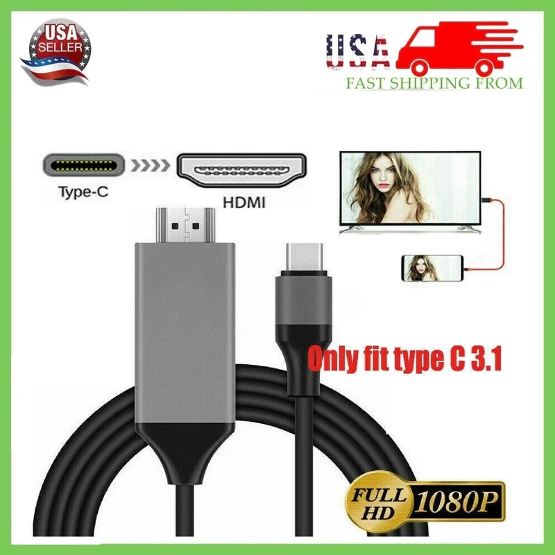 MHL USB Type C to HDMI 1080P HD TV Cable Adapter For Android LG Samsung Motorola