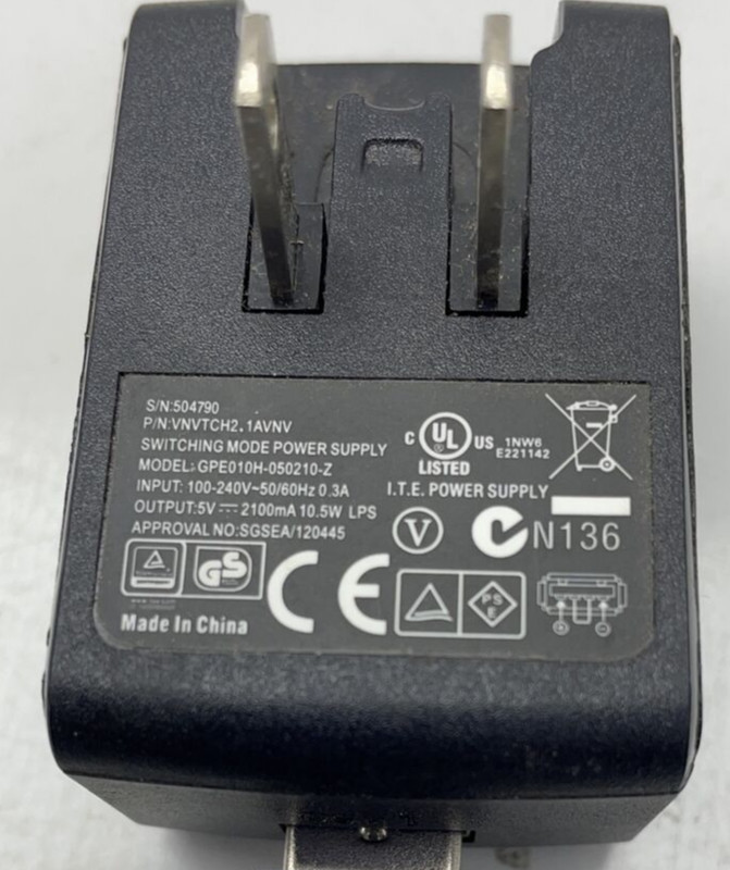 charger Wall Adapter Cell Phone Tablet Electronics USB model gpe010h-050210-z gallery