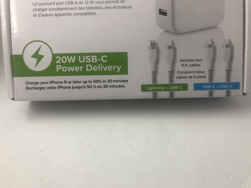 Lot Of 20 Ubiolabs Fast Charge USB-C Bundle for iPhone (2) 6ft Cables ,20W USB-C gallery