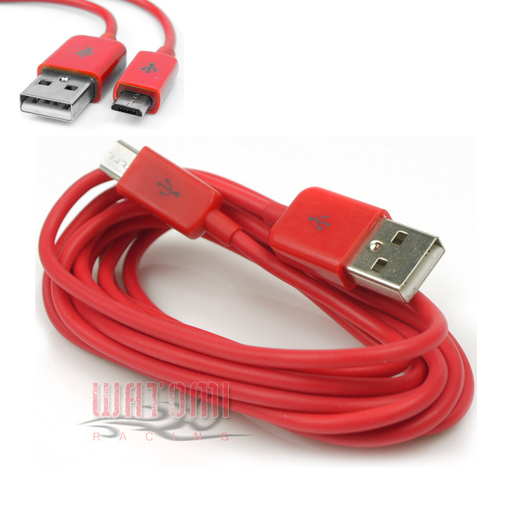 50X 3FT MICRO USB DATA SYNC CHARGER CABLE RED NOKIA LUMIA 920 1020 LG OPTIMUS G2