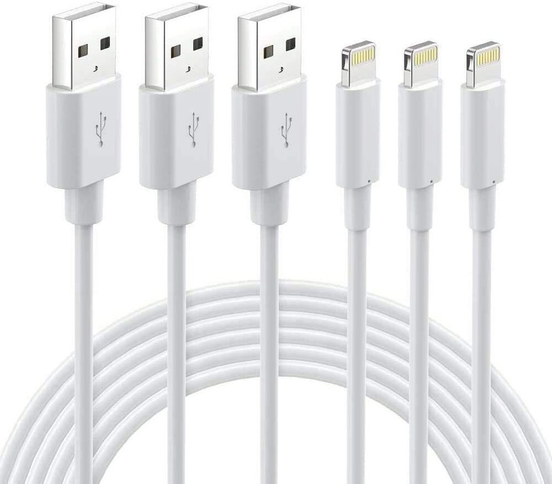 3 Pack Fast Charger USB Cable For iPhone 6 7 8Plus iPhone XR Max 11 12 13 14 Pro