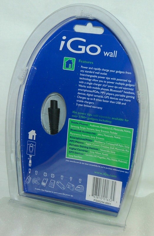 100 x BULK iGo Universal Wall Charger AC Adapter Travel System cell phone GPS 5w gallery