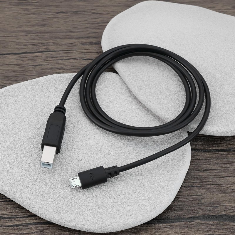 Briny River 2Pcs Micro USB 5pin Male to USB Type B Printer Cable with OTG Fea... gallery