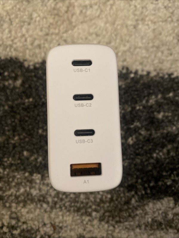 Lokithor : 100W USB-C Charger - Dual Port - Type C Power Adapter (Black) gallery