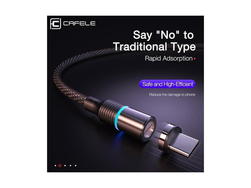 Magnetic Phone Charger iPhone charger Samsung Charger Ipad Charger 5V QC3.0 BLUE gallery