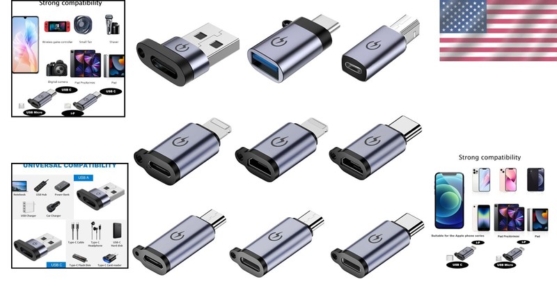 9-in-1 USB C Micro Adapter Set gallery