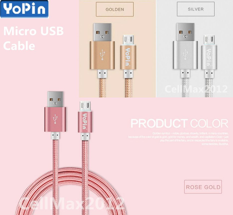 Heavy Duty Micro USB Fast Charger Data Cable Cord For Samsung Android HTC LG US gallery