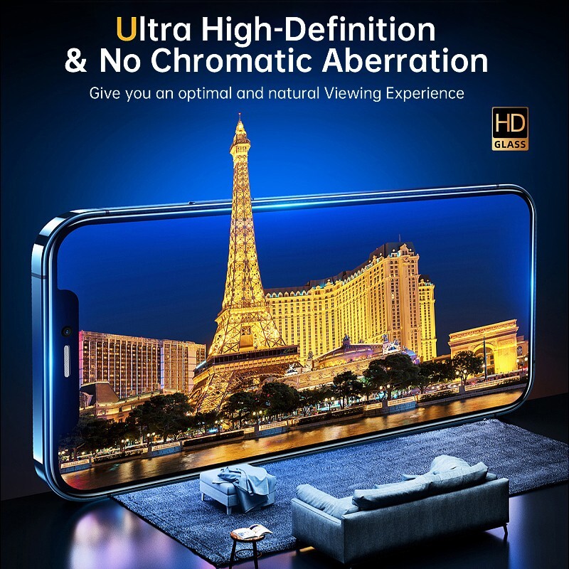 iPhone 16 Pro Max Screen Protector - 0.33mm Ultra-Thin, Anti-Scratch, Bubble-Fre gallery