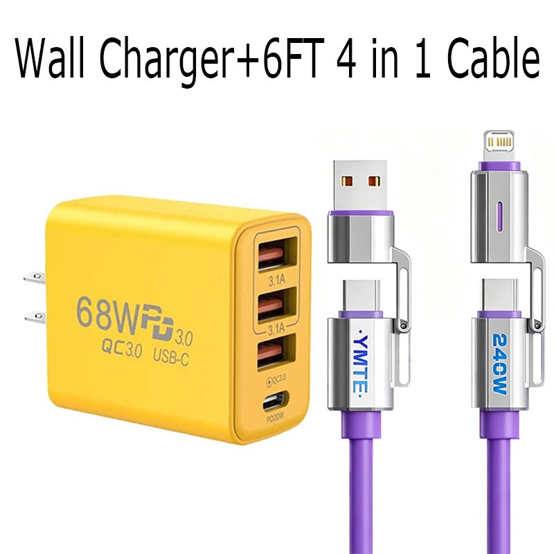 68W Fast Charging Block Type C Wall Charger For Motorola Razr + 2026 2025 2024
