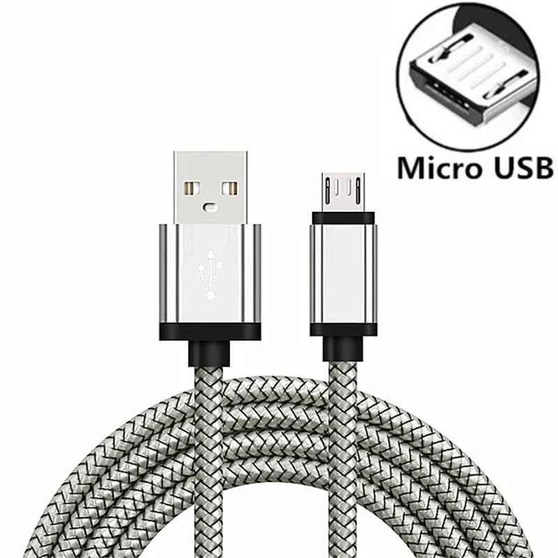 10ft Micro USB Cable Charger Cord Power Wire Extra Long Sync for Cell Phones