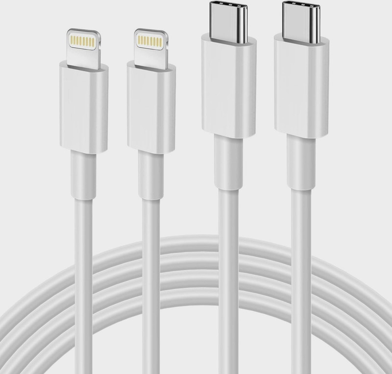 USB-C to Lightning Cable 3FT 2-Pack [Apple MFi Certified] Fast Charging