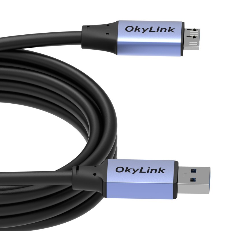 USB 3.0 3.2 Gen 1 A To MicroB Male Data Cable 5Gbps 10ft 3M For HDD SSD gallery