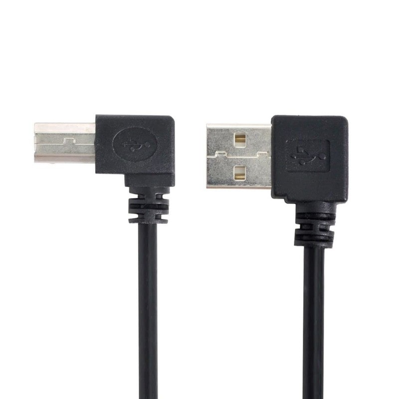 Printer Scanner Cable USB 2.0 to USB B Printer Scanner Cable 90 Degree Angled... gallery