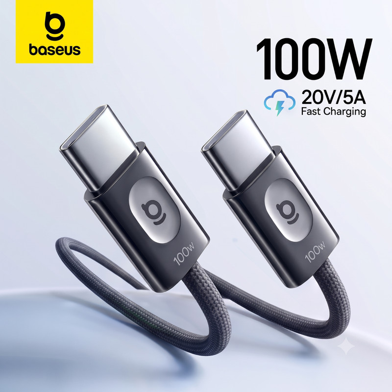 100W Type-C To Type-C Fast Charging Cable 20V, 5A High Quality
