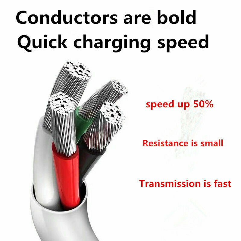5 Pack Super Fast Charging Cable data cord For USB C Type C Android USB C LG gallery