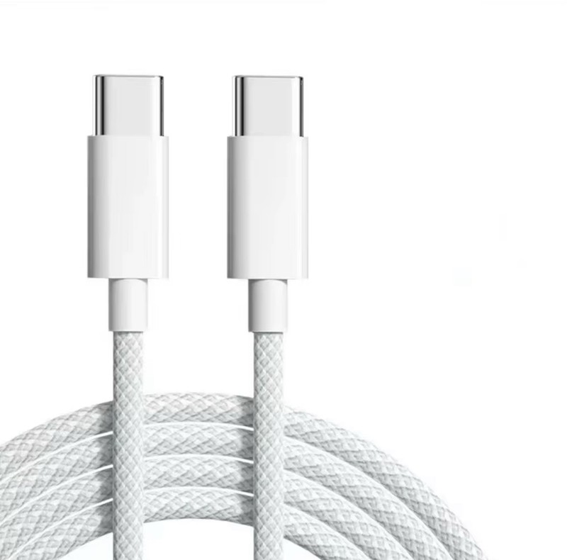 Fast Charging 20w PD CCA New Nylon Braided PD USB C To Type C Cable Mobil Data