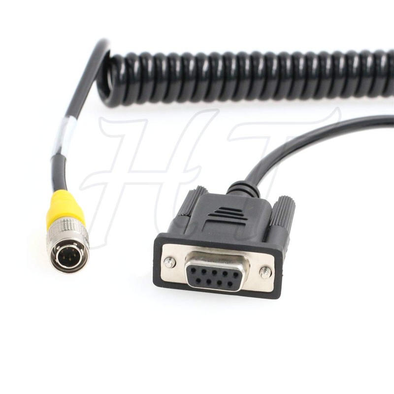HangTon 6 Pin Hirose Data Cable for Topcon GTS 312 GPT3005 Total Station Sokk... gallery