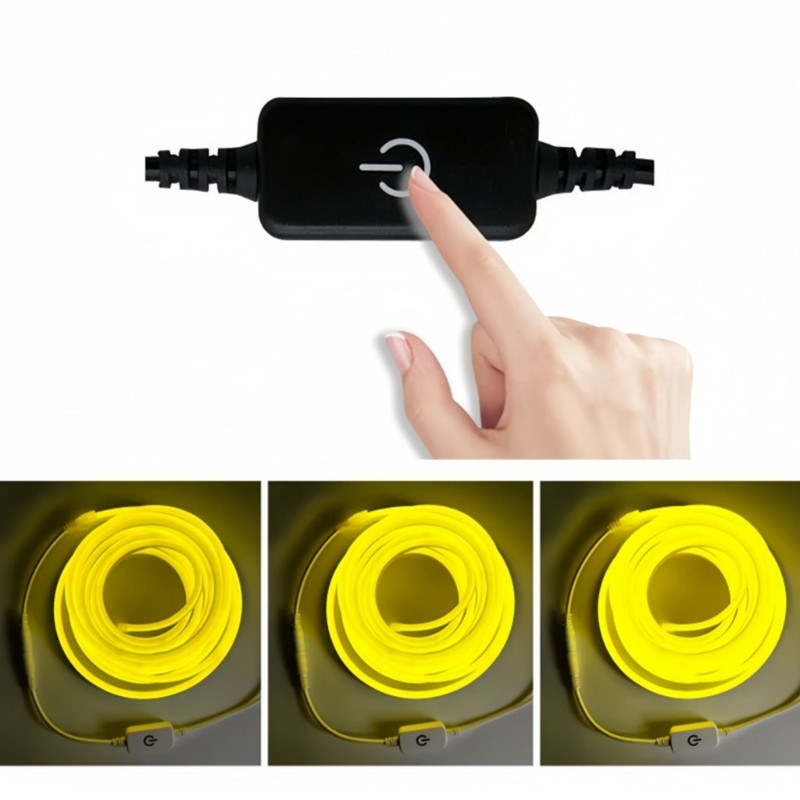 Inline Touches Switches for LED Strips Light Single Color Light Controller with gallery