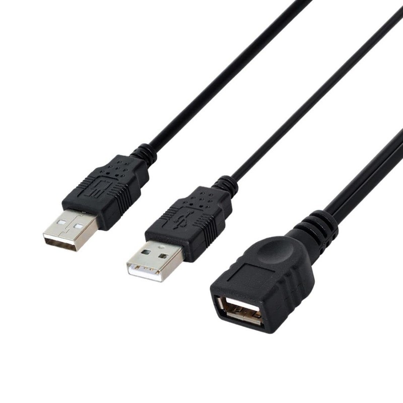 USB 2.0 Y Splitter Cable USB 2.0 Female to Data Charger Extension Cable with ... gallery