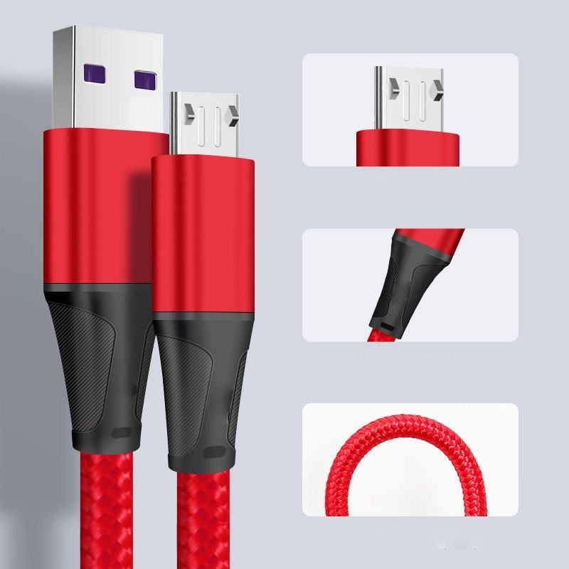Heavy Duty Micro USB Fast Charger Data Cable Cord For Samsung LOT Android HTC LG gallery