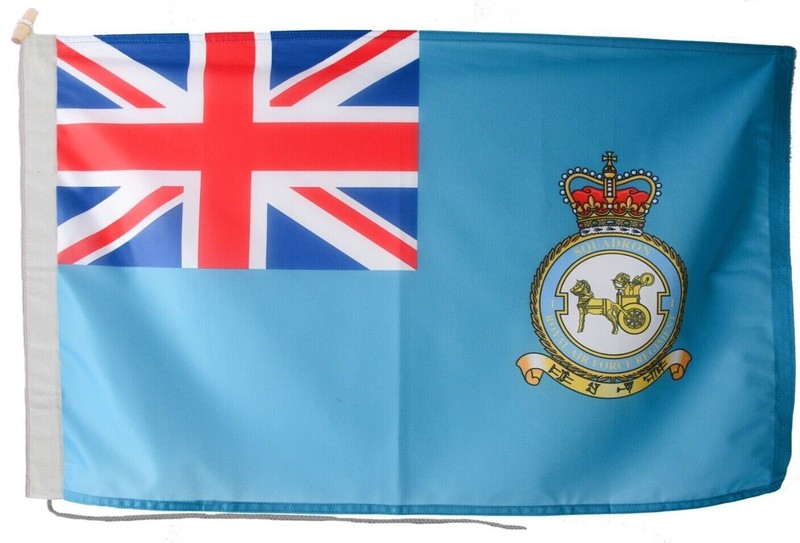 No. 1 Regiment Squadron Flag with Rope & Toggle – MOD LICENSED