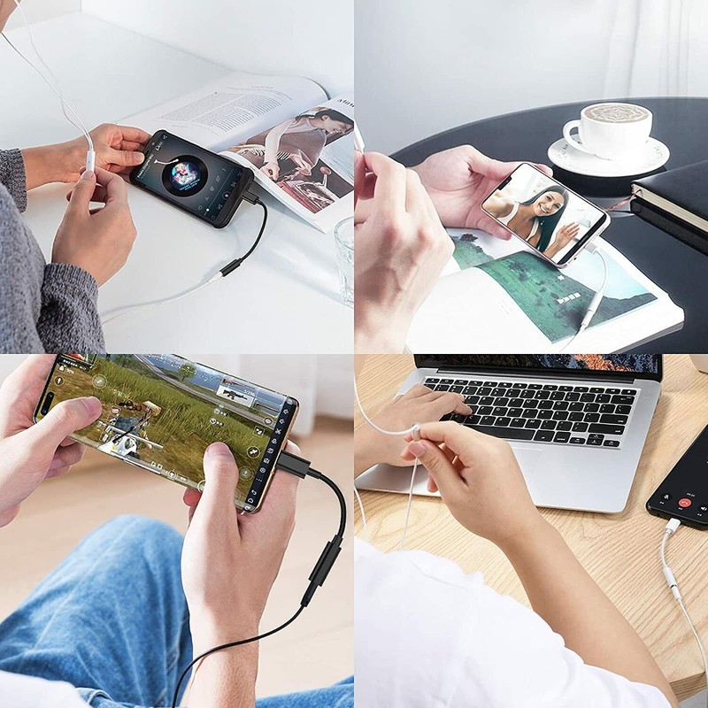 Wholesale Audio Adapter Cable For Samsung Galaxy S10 to S23 (Type C To AUX) gallery