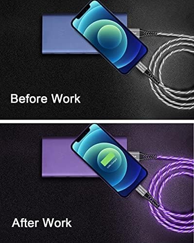 LED iPhone Charger Cord Light Up Lightning Cable | MFi Certified Apple Charge... gallery