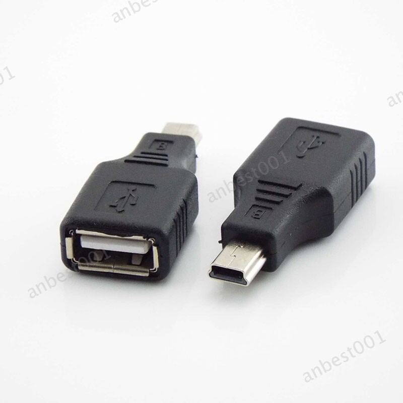 Mini usb b 2.0 A female male 5 pin to USB mini 5pin B A female jack converter gallery