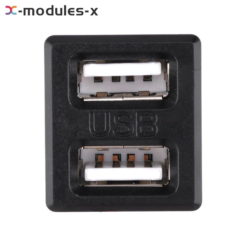 Dual USB Female Base Type-C Charging Socket Power Socket with Cable Connector U gallery
