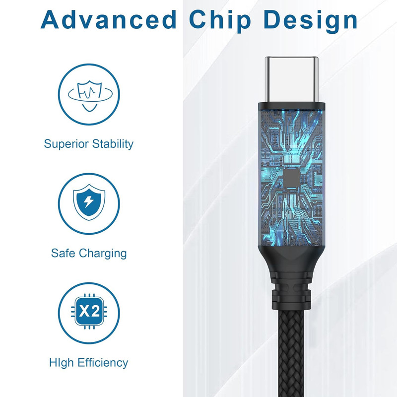 Extra Long USB Type-C 16Ft Fast Charging Cable, USB C to a Quick Charger Cord... gallery