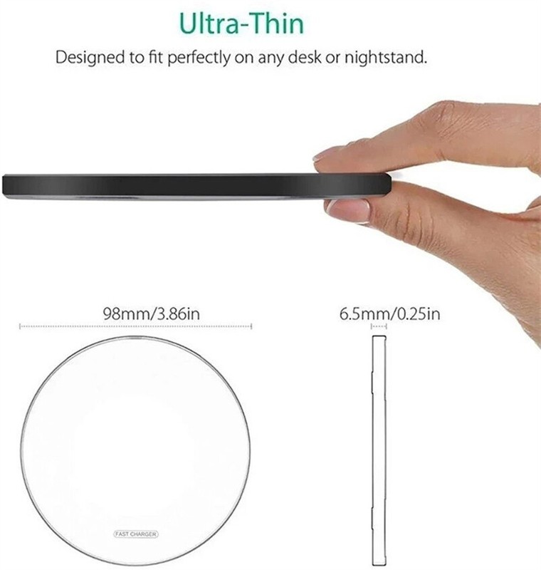 45W Wall Fast Charger Wireless Charging Pad For iPhone 17e 16 15 Pro Max 14 13 gallery