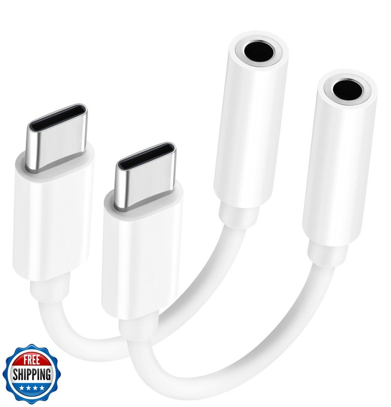 USB C to 3.5mm Audio Adapter – Headphone Jack Adapter for iPhone