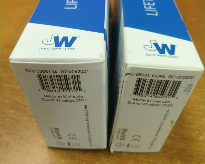 2 Pack: Just Wireless 6 ft Micro USB Cable - Black - SHELFWEAR BOX E13C gallery