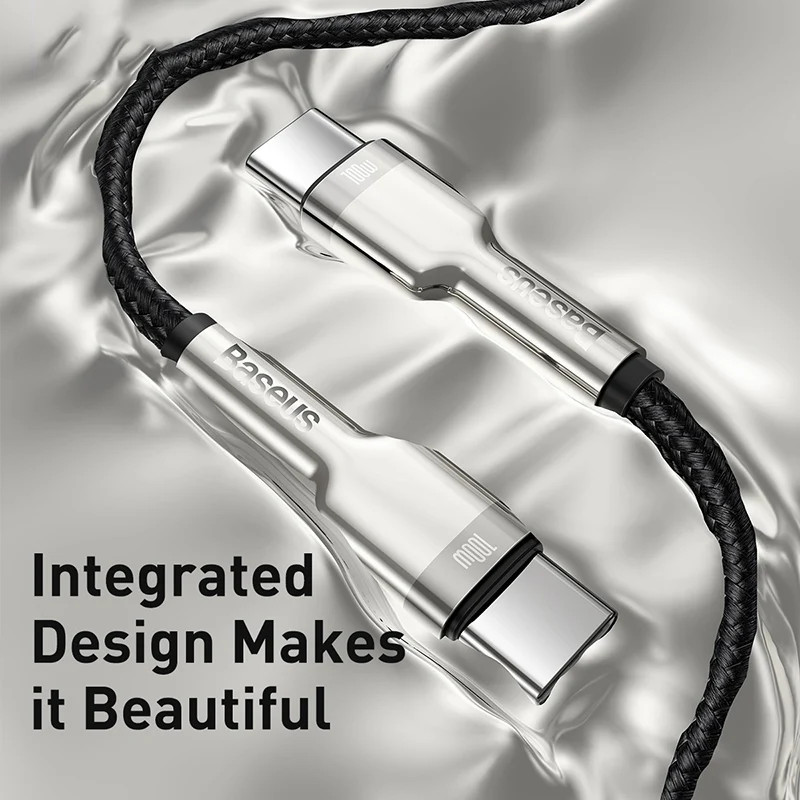 Baseus 100W USB-C Cable Fast Charging PD QC 4.0 MacBook iPad Xiaomi Samsung gallery