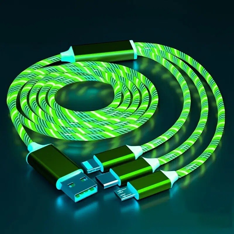 usb 3 in 1 c , mini, iPhone charger