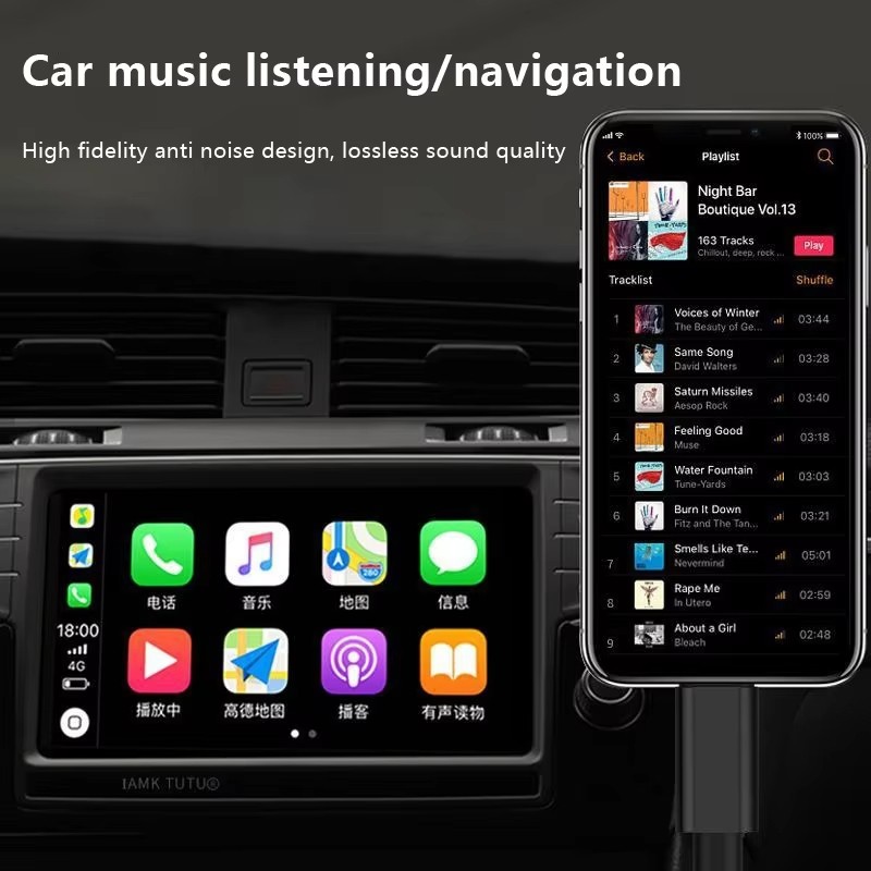 TypeC to Aux Cable USB Type-C Male To 3.5mm Cord Car AUX Music Audio Adapter LOT gallery