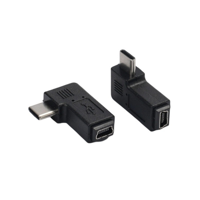 Type-C Male to Mini USB Female Adapter Converter Support Data Sync and Charging gallery