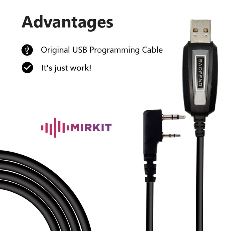 Baofeng Programming Cable for Two Way ham Portable radios: UV-5R, 5RA, 5R Plu... gallery