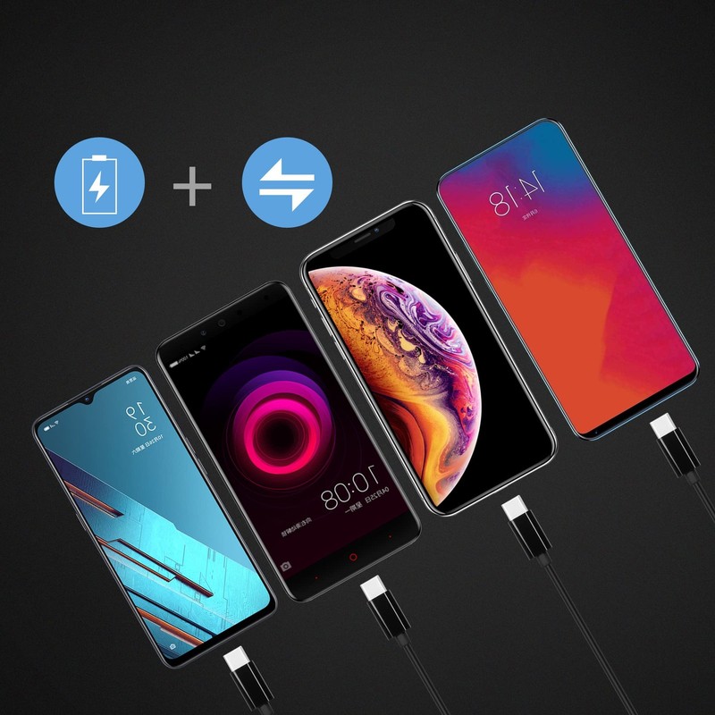 Short USB C Splitter Cable,4 in 1 USB 2.0 A Male to 4 USB C Male Charging Cor... gallery