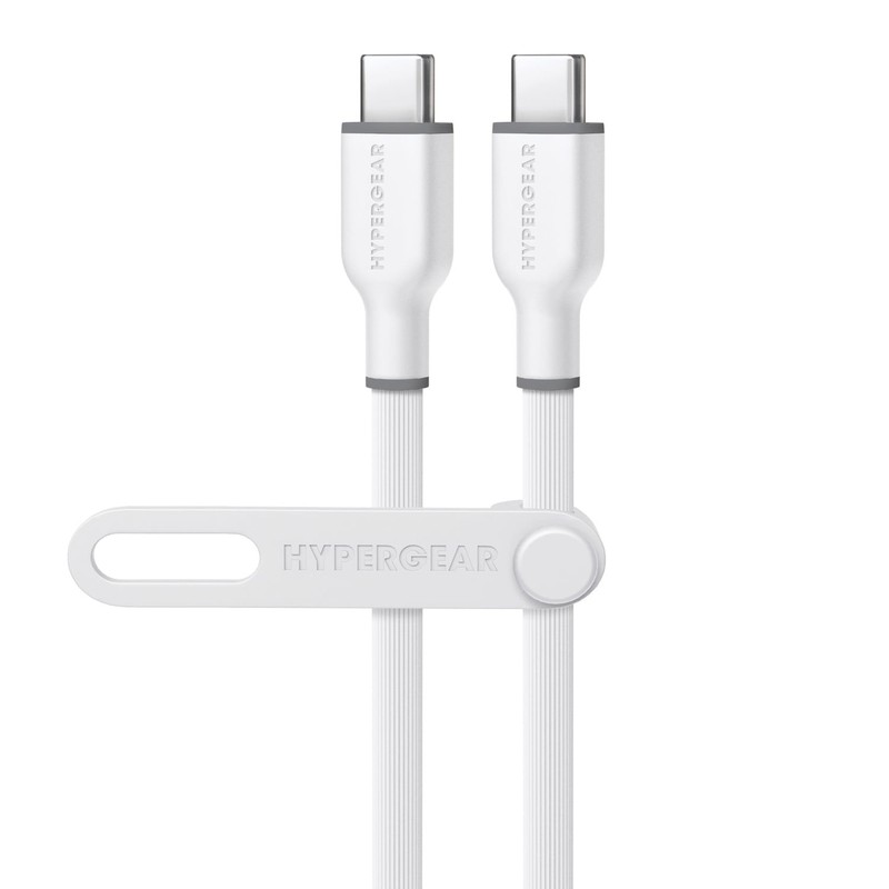 Hypergear 16054_7 15ft USB-C to USB-C Fast Charge Cable White