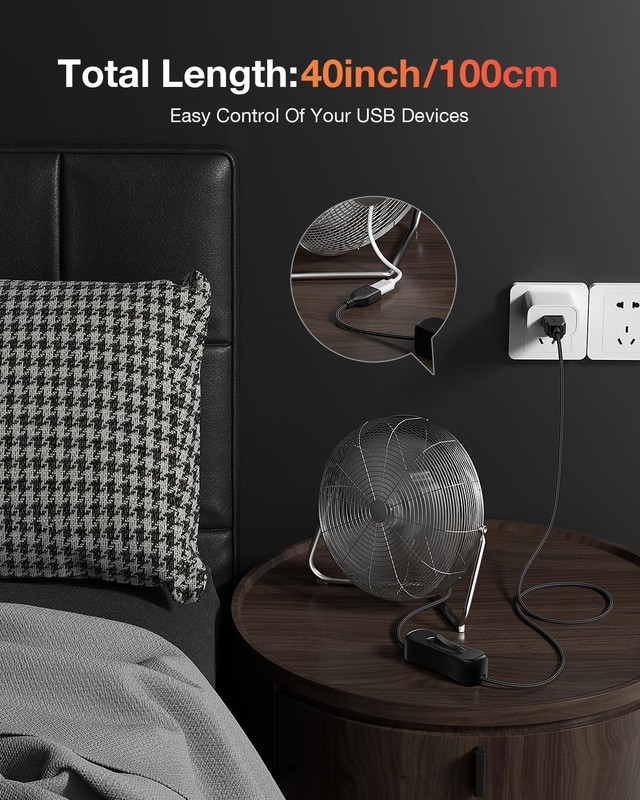 USB Switch Extension Cable, (Upgraded Data + Power) USB Extension Cord with O... gallery